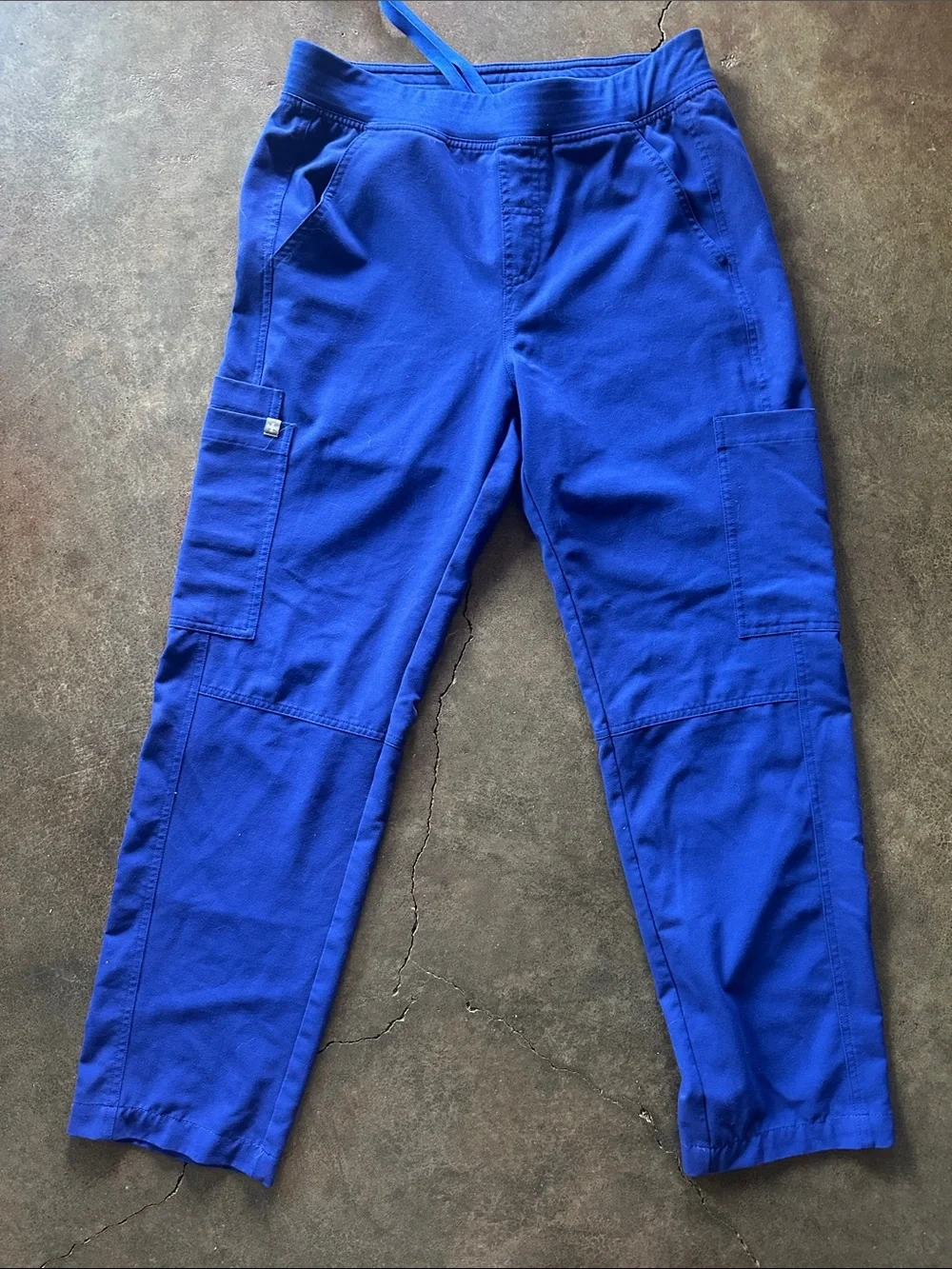 Figs Cobalt Blue Cargo Jogger Pants for Men
